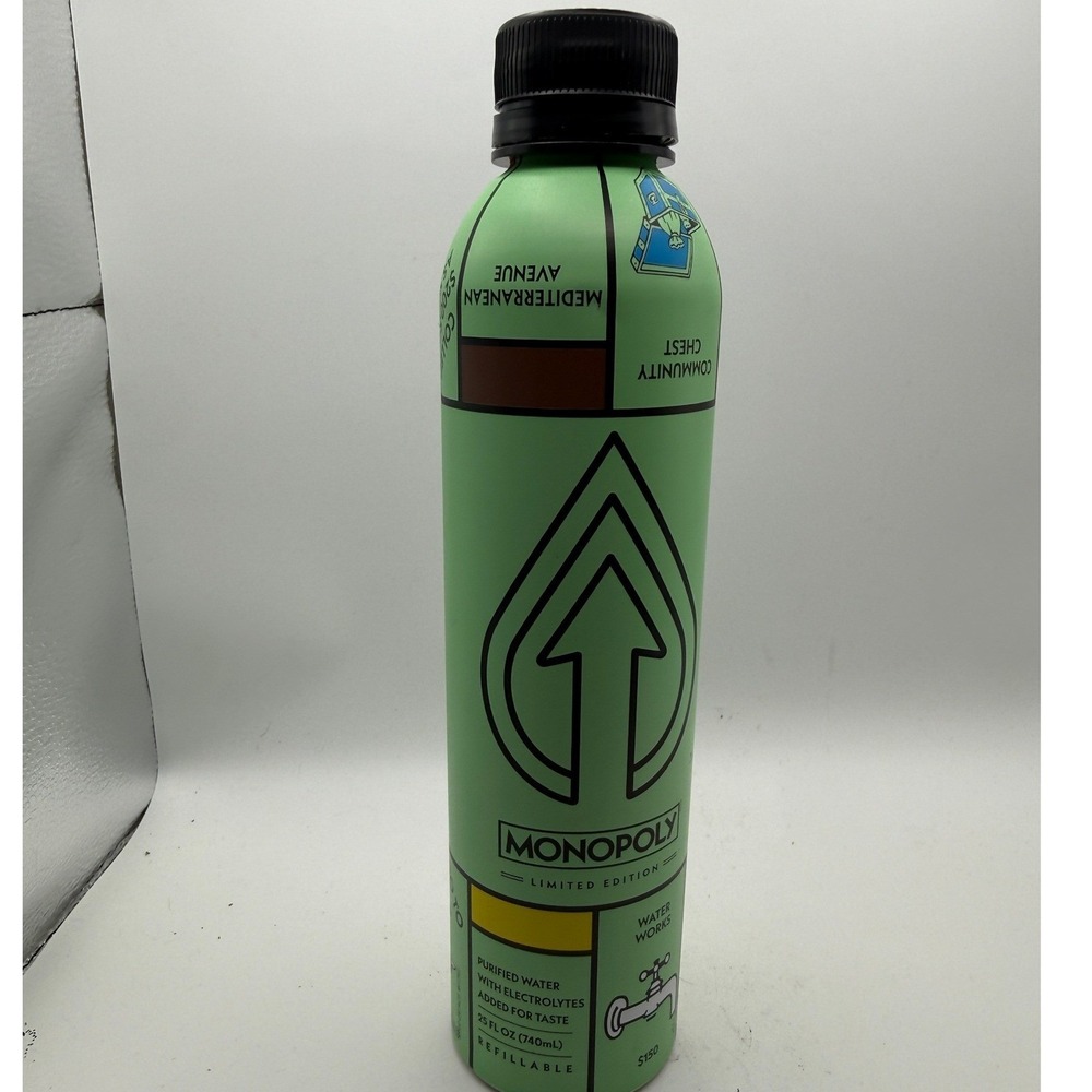 Limited Edition Monopoly Refillable Aluminum Bottle Hasbro